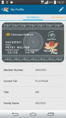 Vietnam Airlines android App screenshot 5