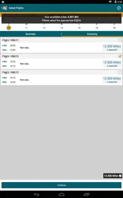 Vietnam Airlines android App screenshot 8